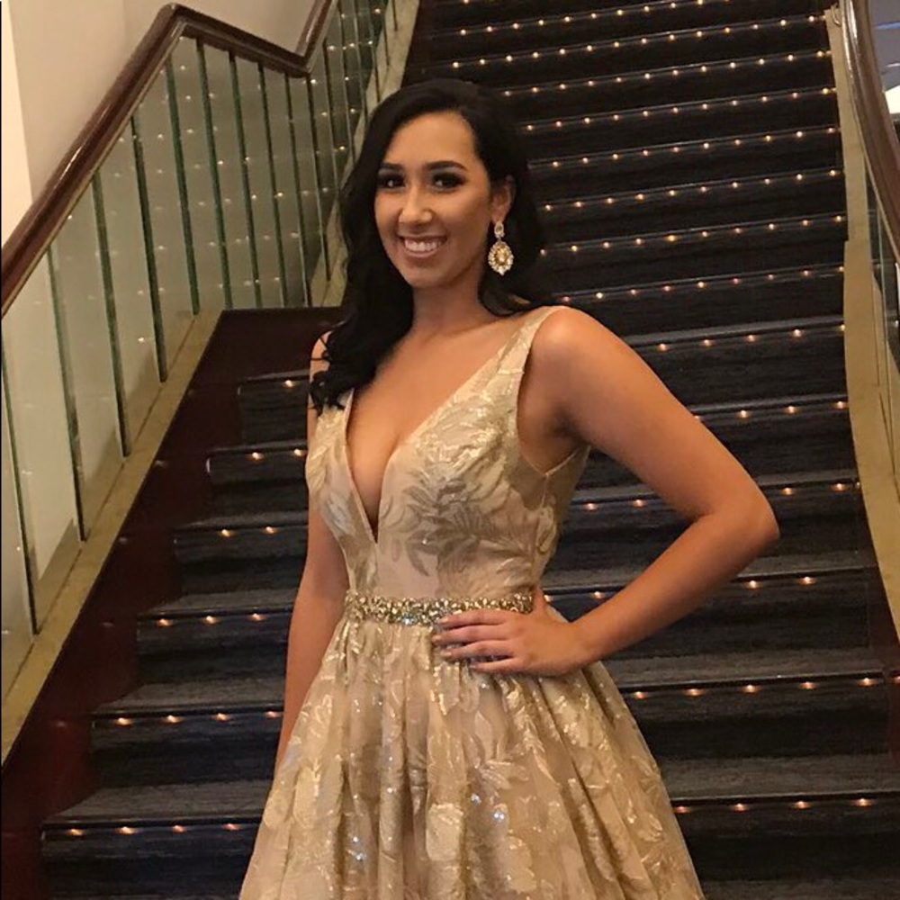 Gold Sequin Jovani Gown - Worn ONCE